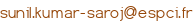 sunil.kumar-saroj (arobase) espci.fr
